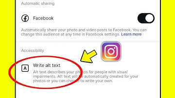 What is write alt text? Instagram write alt text