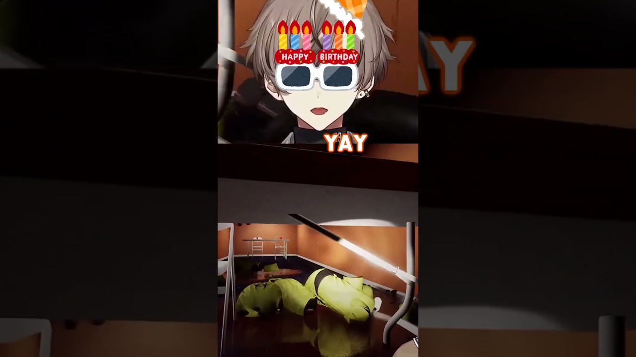 ALBAN'S BIRTHDAY-- wait... #shorts #vtuber #nijisanjien