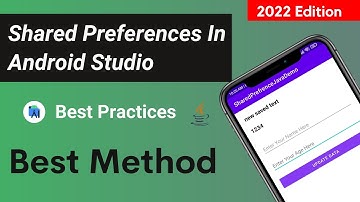 Shared Preferences in  android | Save and Read variables | sharedpreferences in android studio |