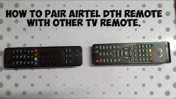 How to Pair Airtel DTH Remote with your TV remote?