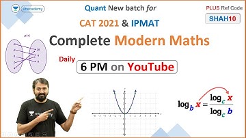 New Batch for Modern Maths | CAT 2021 & IPMAT | Ronak Shah | Unacademy CAT