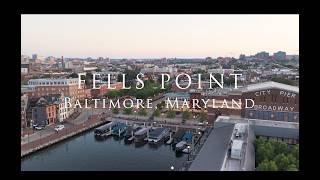 Fells Point, Baltimore, Maryland 4K Capture on DJI Mavic 4 Pro