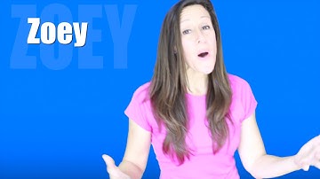 Learn to Spell ZOEY Toddler Song | Learn to Talk with Patty Shukla