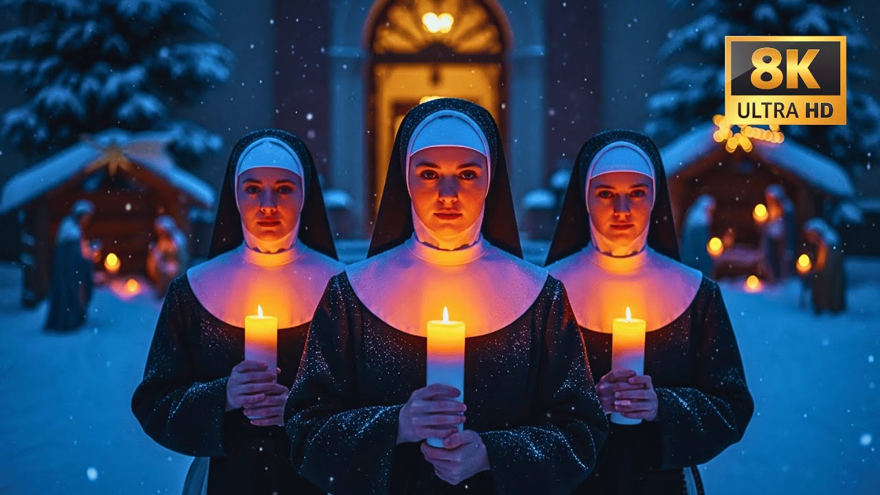 Silent Moon Over the Abbey | Gregorian Chants for Restful Sleep ✝️ Dark