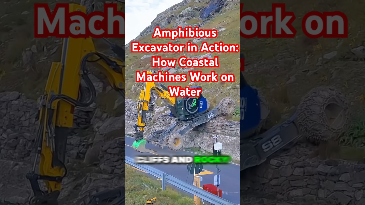 Amphibious Excavator in Action: How Coastal Machines Work on Water 