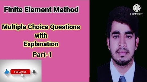 Finite Element Method || Multiple choice Questions || Part -1 ||#05|| Mechanical Engineering||