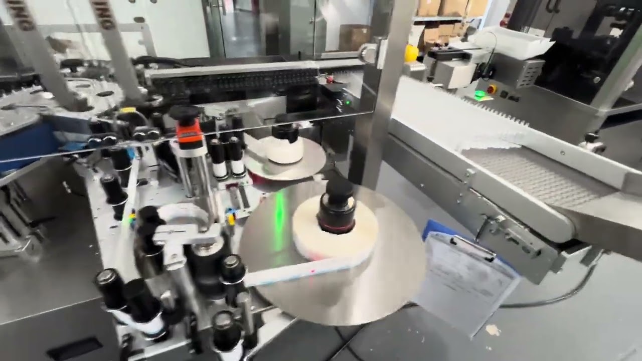 High Speed Ampoule Sticker Labeling Machine for Algeria Customer