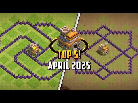 أفضل ٥ تصميم تاون هول ٧ TH7 الأساسي نسخ الرابط ٢٠٢٥ كلاش أوف كلانس 