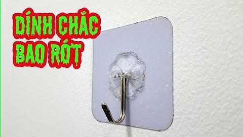 mẹo hay dán móc treo tường