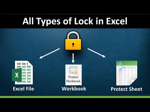 Lock in Excel - Lock Your Excel File, Sheets & Workbook - YouTube