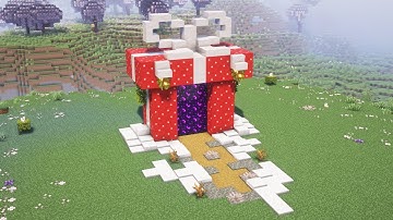 Minecraft: Christmas Nether Portal | Build Tutorial