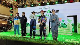 SB19 performs at the Acer #BringTheAGame back-to-school launch in partnership with Adidas