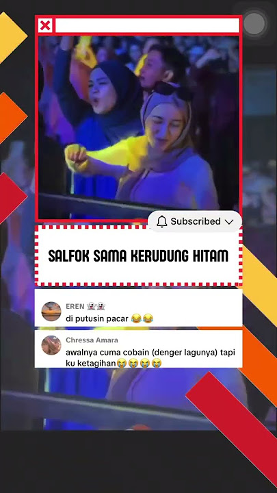 SALFOK SAMA KERUDUNG HITAM 🫣 #shorts #viral #music #viralshort