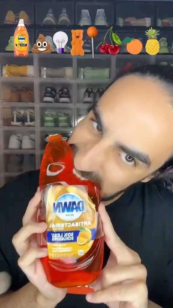 Food ASMR Eating a Dawn bottle #food #asmr #mukbang #eating #satisfying