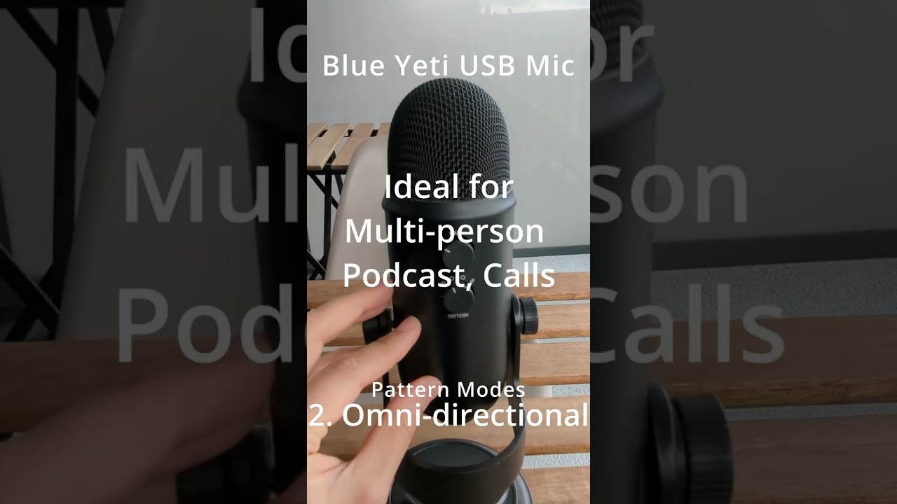 Blue Yeti USB Microphone Pattern Modes