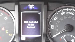 Tacoma TRD Offroad Crawl Control and Multi-Terrain Select