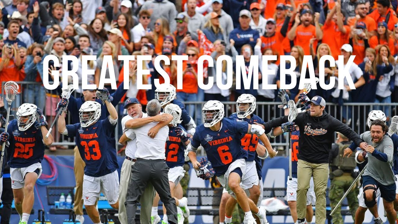 The Greatest Comeback in Lacrosse History YouTube