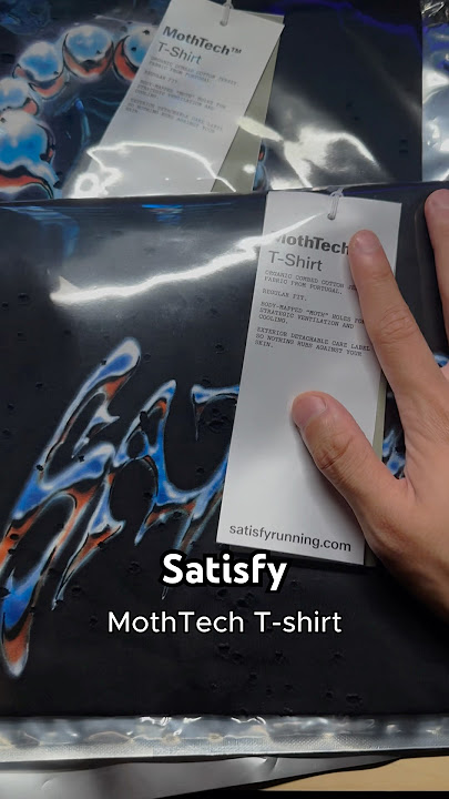 Satisfy MothTech T-Shirt try on