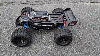 Arrma Kraton 6s BLX with an 8s system  first try!!!!