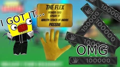 I HIT 100K SLAPS IN SLAP BATTLES + THE FLEX GLOVE SHOWCASE