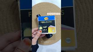 Trying gold leaf for the first time...but...FAILED..? #shorts #diy #goldleaf