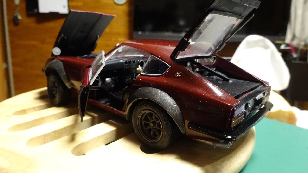 アオシマ・1/24フェアレディZエアロカスタム改(前編) - YouTube