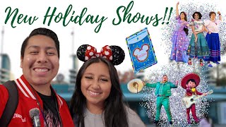 NEW HOLIDAY ENTERTAINMENT IN DCA | PIN TRADING | SIP & SAVOR PASS | NEW HOLIDAY PINS
