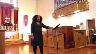 J. S. Bach-Sheep May Safely Graze Dabney Ross Jones, Soprano Dr. Thomas J. Strout, Organ