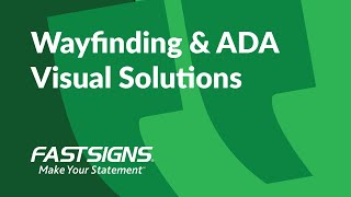 ADA Checklist & Office Walkthrough| FASTSIGNS®