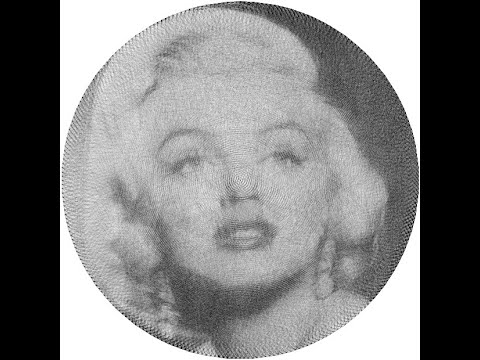 Marilyn Monroe Computational String Art Software