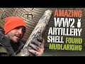 AMAZING WW2 artillery shell found Mudlarking The River Thames - London