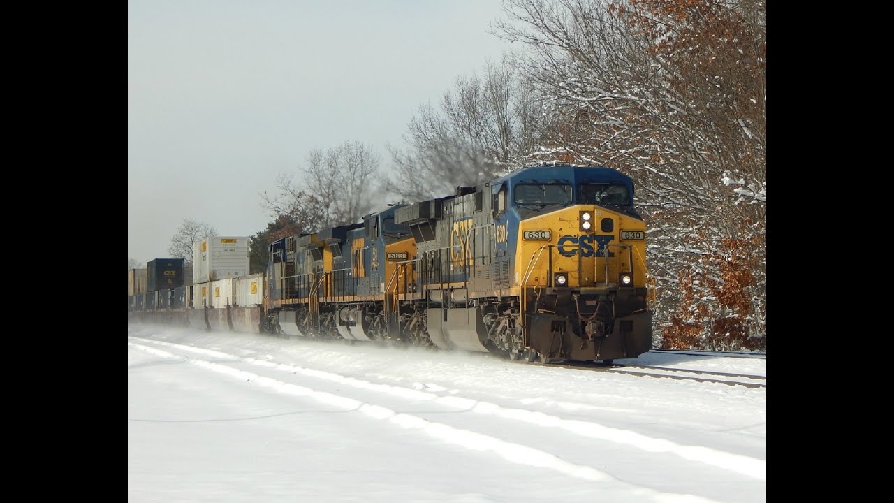 [HD] Snowy East Brookfield, MA Railfanning! 2615 YouTube