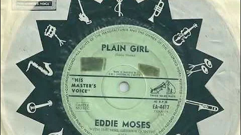 Eddie Moses & The Delltones - Plain Girl - 1961 - HMV EA-4417 RARE TEEN