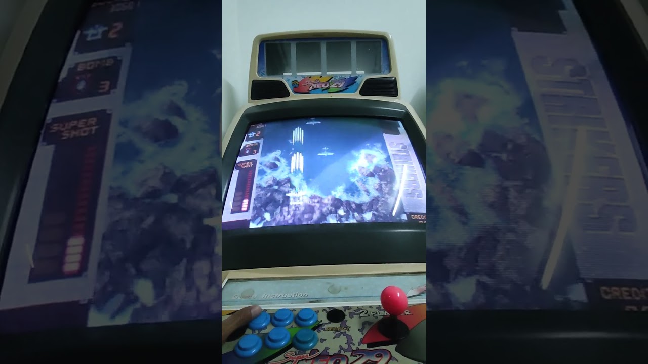 strikers 1945 plus on super neo 29 arcade candycab