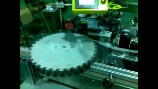 high speed label applicator for vial rotary wrap around labeler round bottle can label applicator
