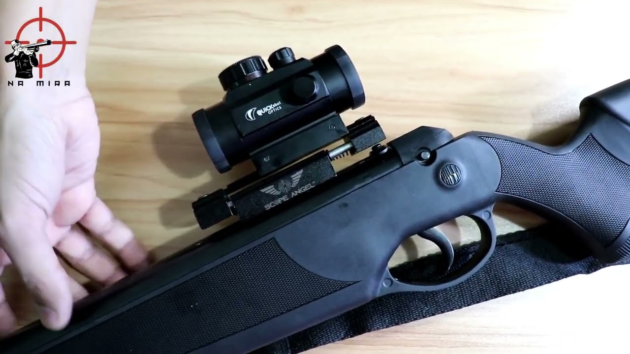 Instalando Red Dot da Quick Shot na Carabina ROSSI Dione 4G