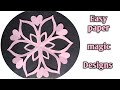 Step by step full paper magic Designs kaise bnaye asani se sikhen #crafts #diy #fancyzari 