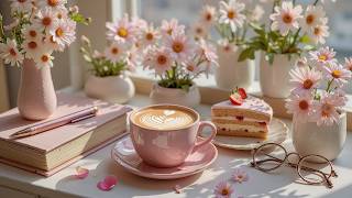 Gentle Moring Jazz ☕ Relaxing Spring at Coffee Ambience with Soft Bossa Nova Music for Stress Relief screenshot 4