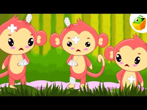 Five Little Monkeys | English Nursery Rhymes | Magicbox English Kids Channel