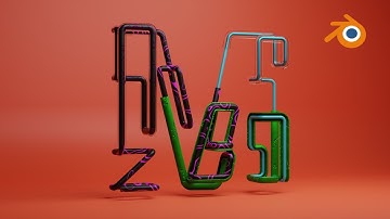 Simple Pipe Animation WIth Geometry Node (BlenderTutorial)