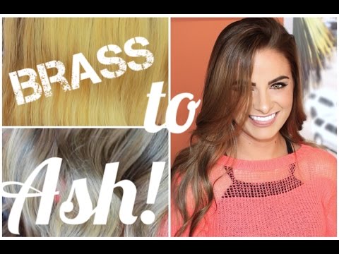 Brassy to Ashy Hair Color Correction Tutorial!