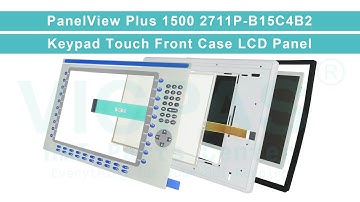 2711P-B15C4B2 PanelView Plus 1500 Terminal Keypad HMI Touch Glass LCD Screen Enclosure