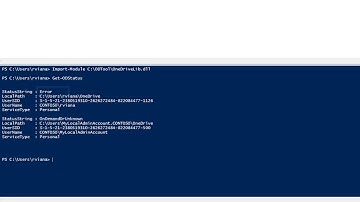 OneDrive Client Status PowerShell Tool - OneDriveLib.dll