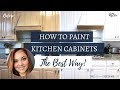 How to paint your kitchen cabinets the best way  how to paint kitchen cabinets without a sprayer