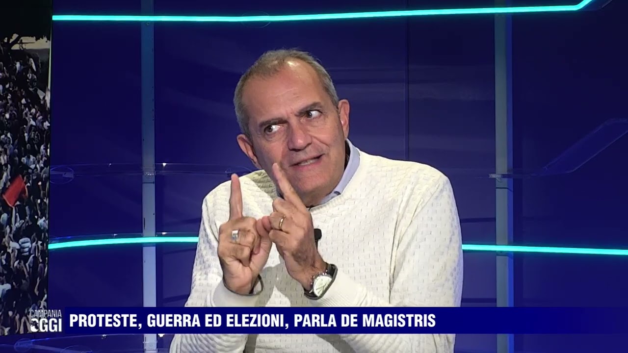 Campania Oggi - Proteste, guerre ed elezioni: parla De Magistris