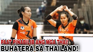 PAAT NAGPAKITANG GILAS SA THAILAND! | 21 Points of Mylene Paat vs DIAMOND FOOD | Thailand VB League