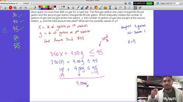Modeling with Two Variable Linear Inequalities Part 6
