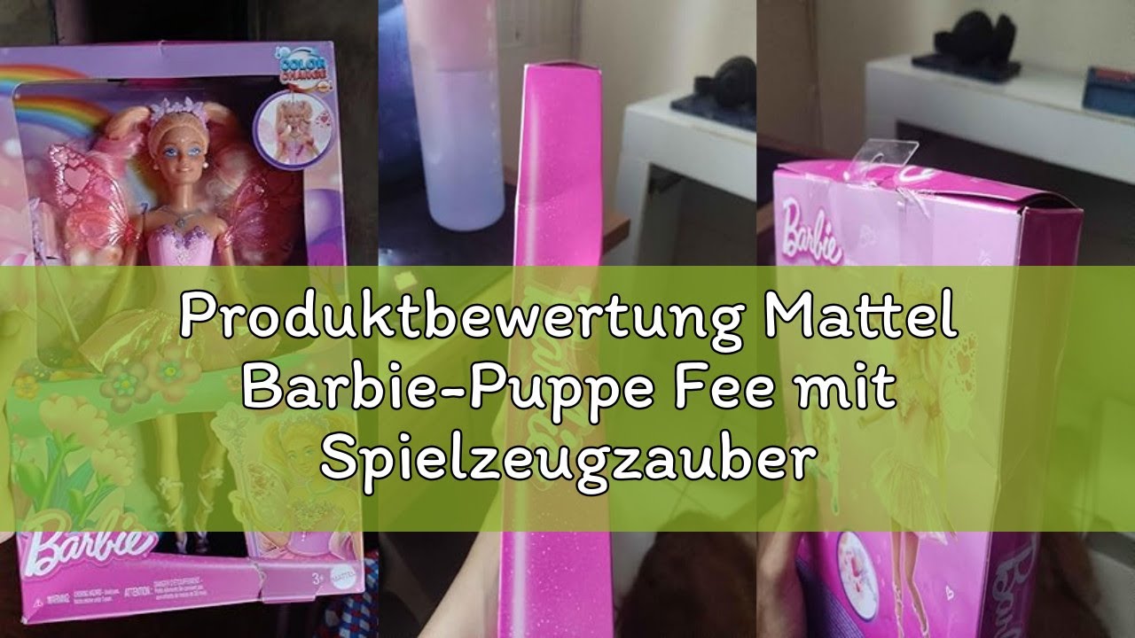 Produktbewertung Mattel Barbie-Puppe Fee mit Spielzeugzauberstab und Mode-Accessoires, Fantasiethema