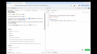 leetcode 3914  Minimum Operations to Make Array Non Decreasing | sum over drops