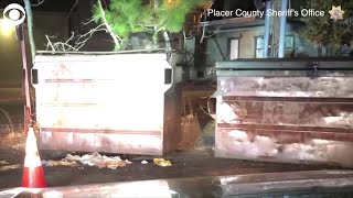 WEB EXTRA: Bear gets stuck in a dumpster